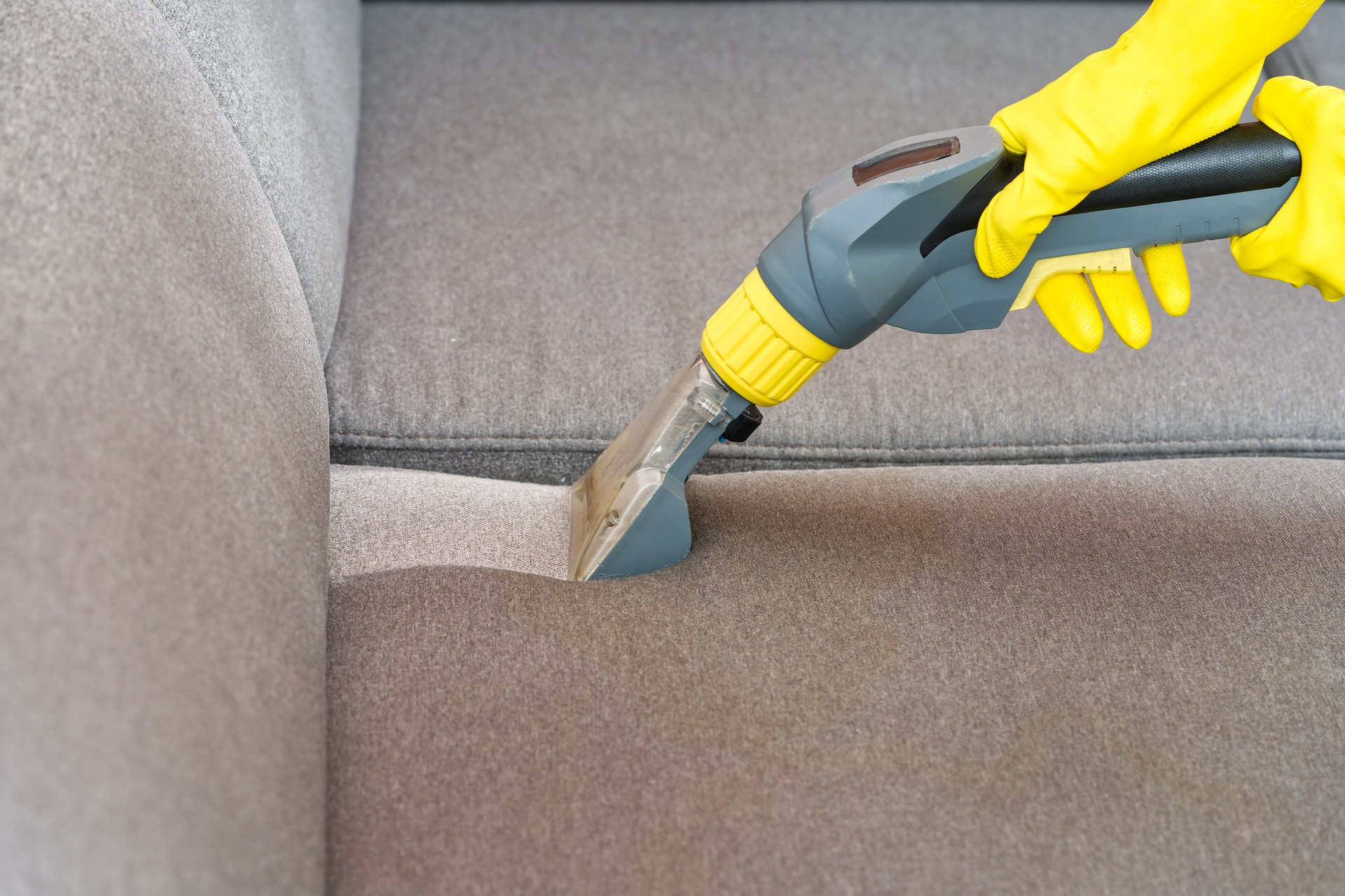 Textile sofa chemical cleaning with professionally extraction method. Upholstered furniture.Yalova and Izmit 